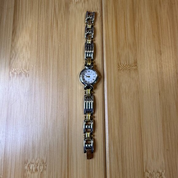 Fossil F2 Two Tone Ladies' Classic Watch ES-8681, 21mm - Picture 2 of 5